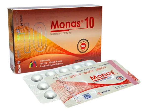 মোনাস ১০ এর কাজ, দাম ও খাওয়ার নিয়ম | Monas 10